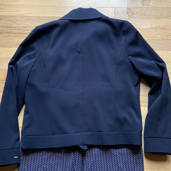 Tommy Hilfiger Navy Moto jacket and drawstring pants set - Picture 4 of 12